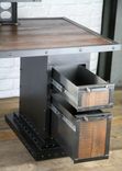 Modern Industrial Computer Desk, Reclaimed Wood Desk, Work Station, Vintage Desk, Executive Desk 3 small
