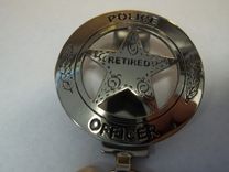 Retired Police Officer Key Ring 1 small
