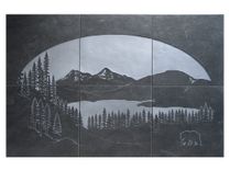 Porcelain Tile Mural Of Lake Dillon 4 small