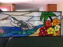 Blue Herons With Flowers 4 small