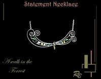 Custom, Art Jewelry, Necklace , Gemstone, Fashion Jewelry, Statement Jewelry 1 small