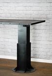 Sit/Stand Desk. Adjustable Height. (Sit To Stand)., Reclaimed Wood. Urban. Modern. Industrial Table. 2 small
