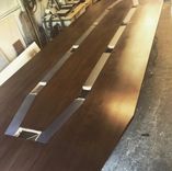Conference Table In Maple And Stainless Steel 3 small