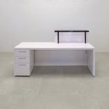 Modern Custom Reception Desk With Counter - Los Angeles Desk 5 small