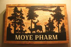 Handmade Custom Carved Cabin Signs By Lazy River Studio 1 small