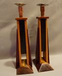 Wood Candle Holder 1 small
