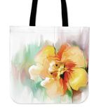Watercolor Flower Tote, Pastel Watercolor Tote Bag, Custom Shopping Bag, Teacher Gift 3 small