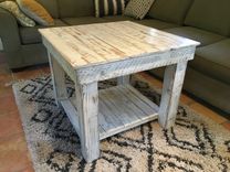 Reclaimed Farmhouse Rustic Side Table 2 small