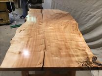 Live Edge Single Slab Dinning Room Table 7 small