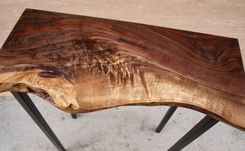 Live Edge Walnut Console Table 4 small