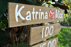Gift For Wedding. Rustic Wedding Beach Sign. I Do We Did Vows Arrows Sign 4 small