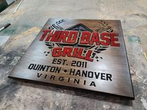 Custom Business Sign. 24x24in 2 small