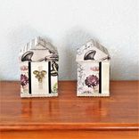 Vintage Theme Honey Bee Decorative Tea Boxes Storage Boxes Set 2 2 small