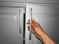 Pair Crystallized Satin Nickel Cabinet Handle Pulls Home Decor Bling European Crystals Bedazzled 1 small