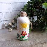 Folk Art Vase I Love Mommy Gift For Mommy Pot Dandelion Vase Wildflower Vase 1 small