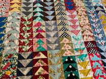 Gorgeous Flying Geese Vintage Repo Quilt 2 small