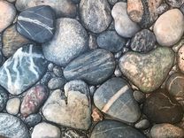 Hearts Of Stone Painted Vintage Table 4 small