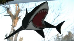 Sharkstainedo - Stained Glass Suncatcher 2 small