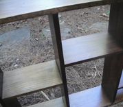 Bookcase Or Room Divider Custom Made With Solid Black Walnut 5 small