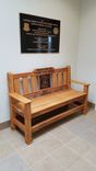 Custom Made Memorial Park Bench - Indoor/Outdoor 3 small