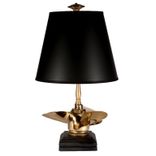 Vintage Brass Boat Prop Lamp 2 small