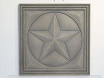 Carved Limestone Texas Star Decorative Backsplash Tile 2 small