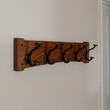 Arts And Crafts - Quarter-Sawn Oak Coat Rack 3 small