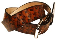 Periodic Table Of Elements Leather Belt 1 small