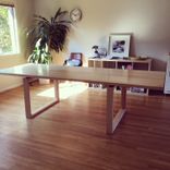 Minimalist Modern Dining Table In Maple 1 small