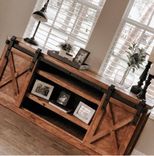Sliding Barn Door Entertainment Center 1 small