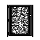 Decorative Steel Gate - Custom Gate - Shattered - Handmade - Garden Gate 2 small