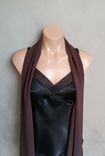 Brown Chiffon Scarf 2 small