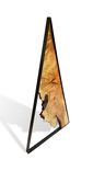 Billy - Maple Wood Clock - Natural - Live Edge - Minimalistic - Triangle 2 small