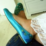 Custom Peacock Shoes 6 small