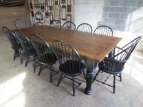 Reclaimed Oak Farm Table 10'X4' 1 small