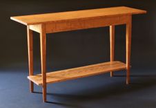 Console Table In Figured Cherry 1 small