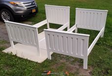 Bunk Bed/ Double Twin Bed Combo 4 small