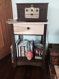 Walnut And Curly Maple End Table 3 small