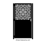 Decorative Steel Gate - Cordoba Gate - Garden Gate - Steel Art Panel - Islamic Geometry 3 small