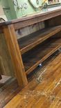 Reclaimed Kitchen Island With Open Shelving And Wood Top 4 small