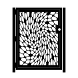 Decorative Steel Gate - Twisted Metal Art - Illusion Wall Panel - Outdoor Gate - Driveway Gate 2 small