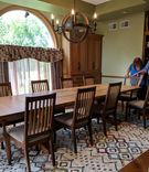 White Oak Trestel Table 3 small