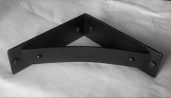 Wrought Iron Mantel Bracket/Corbel; Rustic Farmhouse Heavy-Duty Shelf Brackets 3 small