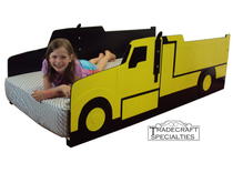 Dump Truck Twin Kids Bed Frame - Handcrafted - Truck Themed Children's Bedroom Furniture 1 small