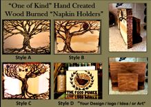 Napkin Holder, Custom, Any Image And Words 1 small