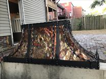Hammered Copper And Wrought Iron 6 small