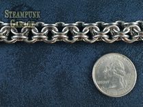Wallet Chain - Stainless Steel - Inverted Round 5 small