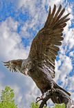 Welded Sculpture, Migizii Manidoo. (Eagle Spirit) 1 small