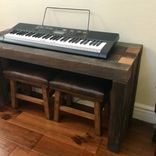 Barn Wood Box Joint Bench 3 small