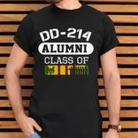 Dd-214 Alumni Class Of Vietnam Veteran, Vietnam War Veteran Shirt 5 small
